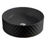 Раковина накладная Artceram Rombo OSL009 17 00 матовый черный