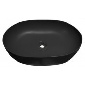 Раковина накладная Kerasan Nolita 534331*0 черный матовый