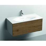 Тумба под раковину Kerasan Shape Mobile 9325K3 120 белый/дуб