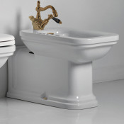 Биде напольное Kerasan Waldorf 4120K3bi/br*1 белый