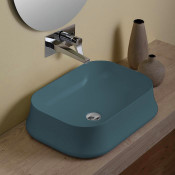 Раковина накладная Simas Sharp SH08 navy matt