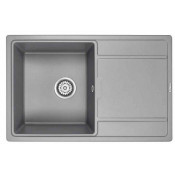 Мойка для кухни Paulmark Flugen PM217850-GRM 78х50 серый металлик