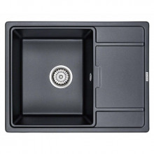 Мойка для кухни Paulmark Weimar PM216550-BLM 65х50 черный металлик