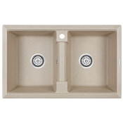 Мойка для кухни Paulmark Zwilling PM238150-QU 81х50 кварц