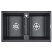 Мойка для кухни Paulmark Zwilling PM238150-BL 81х50 черный