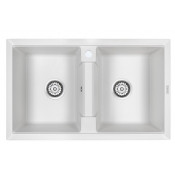 Мойка для кухни Paulmark Zwilling PM238150-WH 81х50 белый