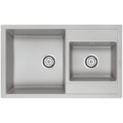 Мойка для кухни Paulmark Tandem PM238250-GR 82х50 серый