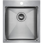 Мойка для кухни Paulmark Neckar PM804551-BS 45х51 сталь