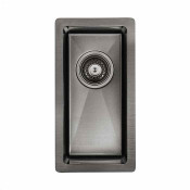 Мойка для кухни Paulmark Klein PM202344-GM 23х44 вороненая сталь