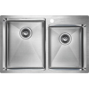 Мойка для кухни Paulmark Helfer PM237851-BS 78х51 сталь