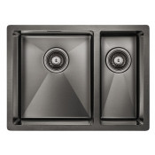 Мойка для кухни Paulmark Annex PM545944-GML 59х44 вороненая сталь