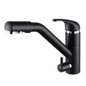 Смеситель для кухни Paulmark Hessen He213017-308 черный