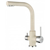 Смеситель для кухни Paulmark Essen Es213011-328 бежевый/хром