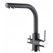 Смеситель для кухни Paulmark Essen Es213011-402 серый металлик