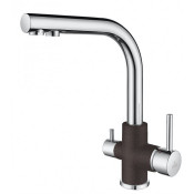 Смеситель для кухни Paulmark Essen Es213011-COCR кофе/хром