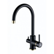 Смеситель для кухни Paulmark Essen Es213211-401BR антрацит/бронза