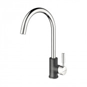 Смеситель для кухни Paulmark Holstein Ho212063-DGCR графит/хром