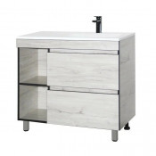 Тумба под раковину Style Line Берлин 90 правая ЛС-00002288