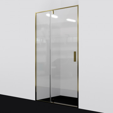Душевая дверь WasserKRAFT Aisch 55P04 90 золото/прозрачное