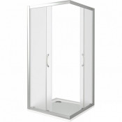 Душевые уголки Good Door Latte CR-120-90-G-WE ЛА00041 120х90 белый/матовое