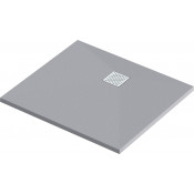 Поддон душевой из литьевого мрамора Good Door Essentia 2 графит 90х80 (слив по ЦДС)