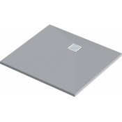 Поддон душевой из литьевого мрамора Good Door Essentia 2 графит 100х90 (слив по ЦДС)