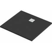 Поддон душевой из литьевого мрамора Good Door Essentia 2 черный 100х90 (слив по ЦДС)