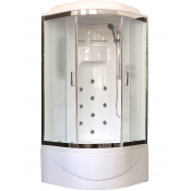 Душевая кабина Royal Bath RB100NRW-C-CH-P 100x100x217 с парогенератором (матовое)