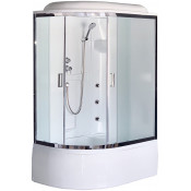 Душевая кабина Royal Bath RB8120BK2-M-CH-R-EL 120x80x217 правая (матовое)