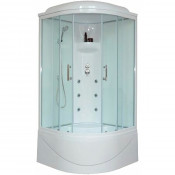 Душевая кабина Royal Bath RB100BK3-WT 100x100x217 (белое/прозрачное)