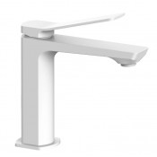 Смеситель для раковины Paffoni Tilt TI071BO белый матовый