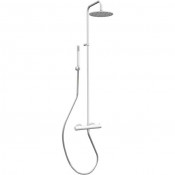 Душевая система Paffoni Birillo ZCOL684LIQBO белый матовый