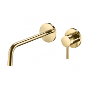 Смеситель для раковины Paffoni Light LIG006HG70 золото медовое