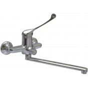 Смеситель настенный Fonten с душем локтевой (хирургический) 4203-06-050