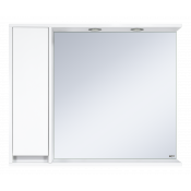 Зеркальный шкаф Misty Алиса 100 Э-Али04100-01Л левый белый