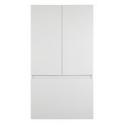 Шкаф Misty Амур-60 Э-Ам08060-012Бк с б/к белый