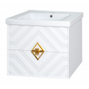 Тумба под раковину Misty Натали 65 П-Нат-06065-01-012Я подвесная с 2 ящиками