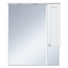 Зеркальный шкаф Misty Латте-85 П-Лат02085-012П правый белый