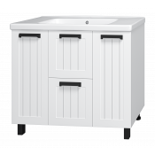 Тумба с раковиной Misty Спарта УТ000013757 100 белый