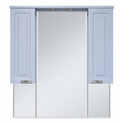 Зеркальный шкаф Misty Терра 90П-Тер02090-0501 серый