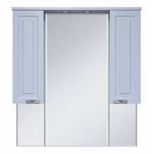 Зеркальный шкаф Misty Терра 90П-Тер02090-0501 серый