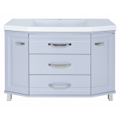 Тумба под раковину Misty Терра 110 П-Тер01110-01503Я с 3 ящиками серая