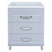 Тумба под раковину Misty Терра 70 П-Тер01070-01503Я с 3 ящиками серая