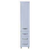 Шкаф - пенал Misty Терра 40 П-Тер0504050-3ЯЛ с 3 ящиками серый левый