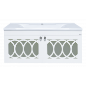 Тумба под раковину Misty Тондо 100 П-Тон09100-012 подвесная белая