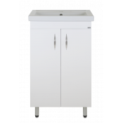 Тумба под раковину Misty Фостер 50 Э-Фос01050-01Пр напольная прямая белая