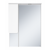 Зеркальный шкаф Misty Чегет 75 П-Чег-02075-01Л белый левый