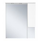 Зеркальный шкаф Misty Чегет 85 П-Чег-02085-01П белый правый