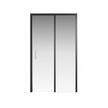 Душевая дверь Creto Nota 122-WTW-120-C-B-6 120 черный/прозрачное
