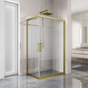 Душевой уголок Creto Tender 129-DEO-180-80-200-CLN-6BR 180х80 бронза/прозрачное